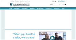 Desktop Screenshot of oxygenconcentratorstore.com